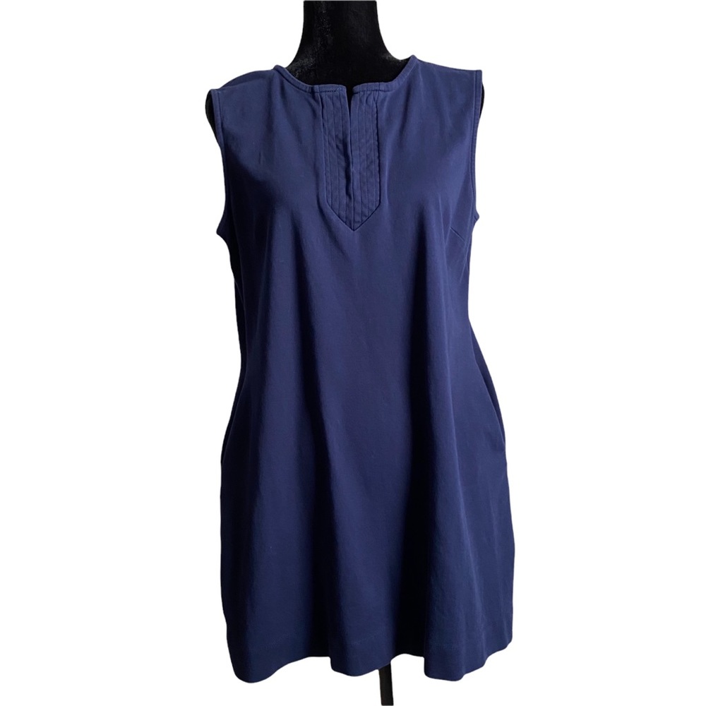 New York and Company Navy blue 100% Cotton Dress